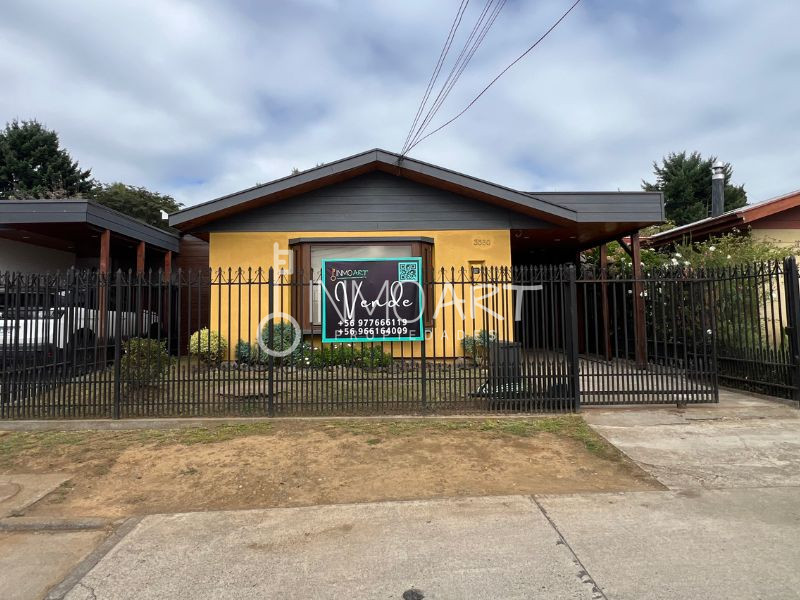 Hermosa Casa en venta Villa Parque Don Rosauro, sector norte de Temuco