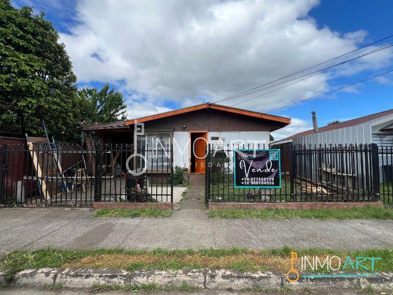 Se vende casa + 3 deptos. Interiores en Villa La Portada, Sector Pueblo Nuevo, Temuco