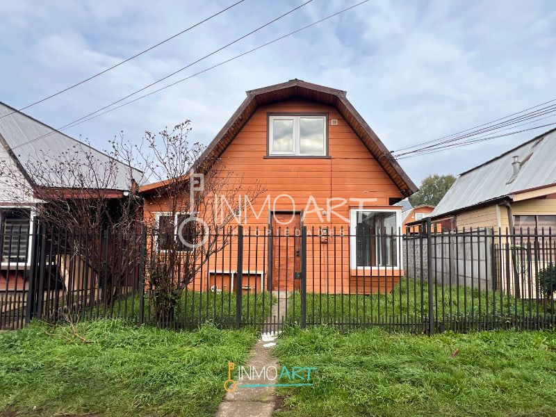 Se vende casa con gran patio en Villa San Isidro, Labranza, Temuco