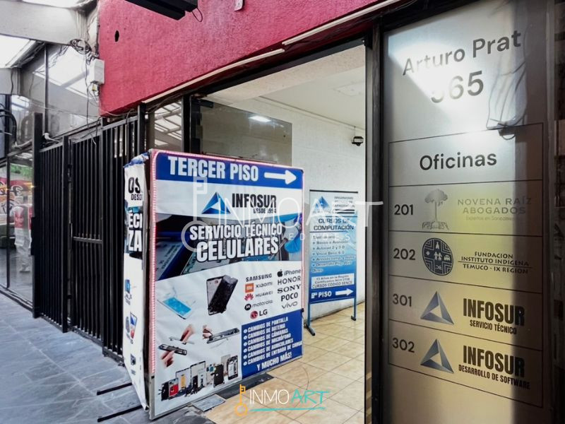 Arriendo oficina con excelente ubicación en pleno centro de Temuco