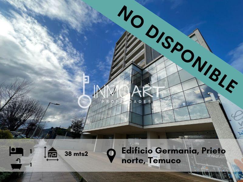 Arrendado departamento 1D 1B edificio Germania en Prieto norte