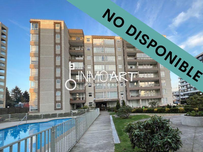 ARRENDADO departamento amplio en Condominio Los Conquistadores IV, Temuco