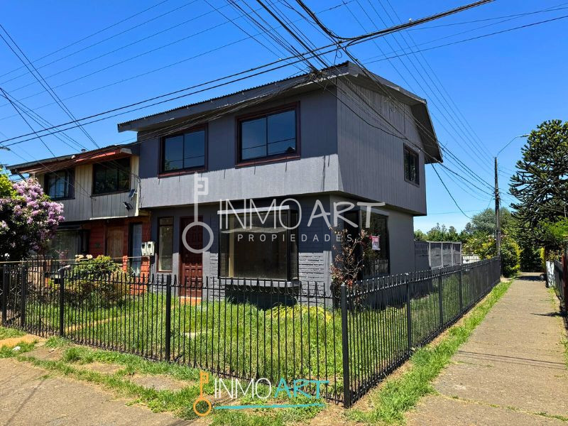 En venta casa de esquina cercana a avda. Caupolicán, salida sur de Temuco.